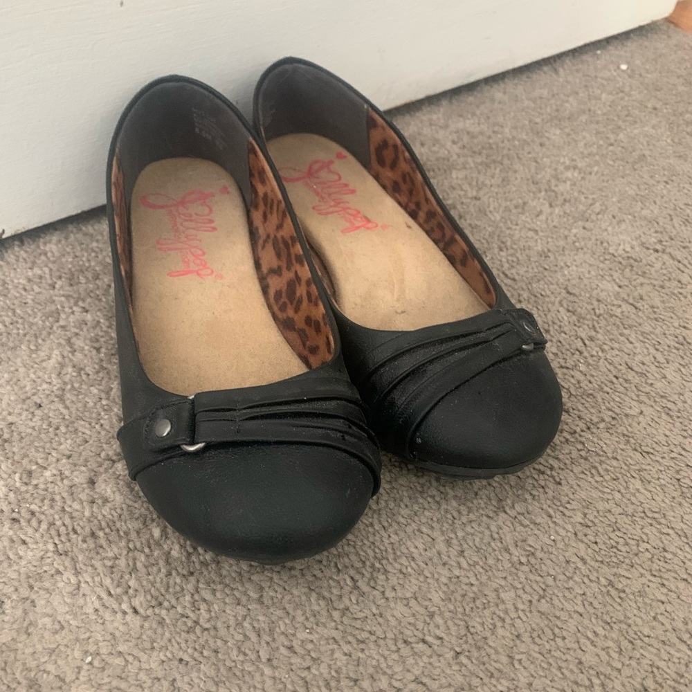 Jellypop Black Flats